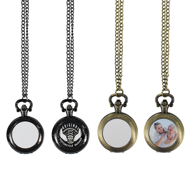 Vintage Collectible Watches - Custom Vintage Metal Pocket Watch Pendant