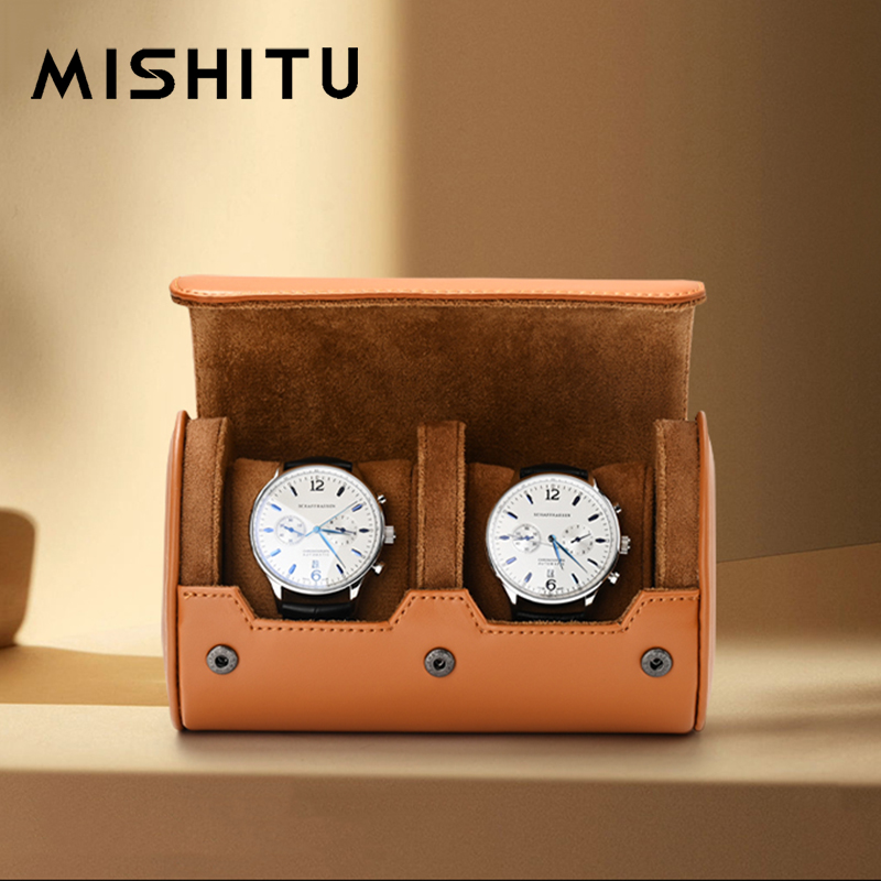 Vintage Collectible Watches - MISHITU 1/2/3-Slot Watch Storage Roll Travel