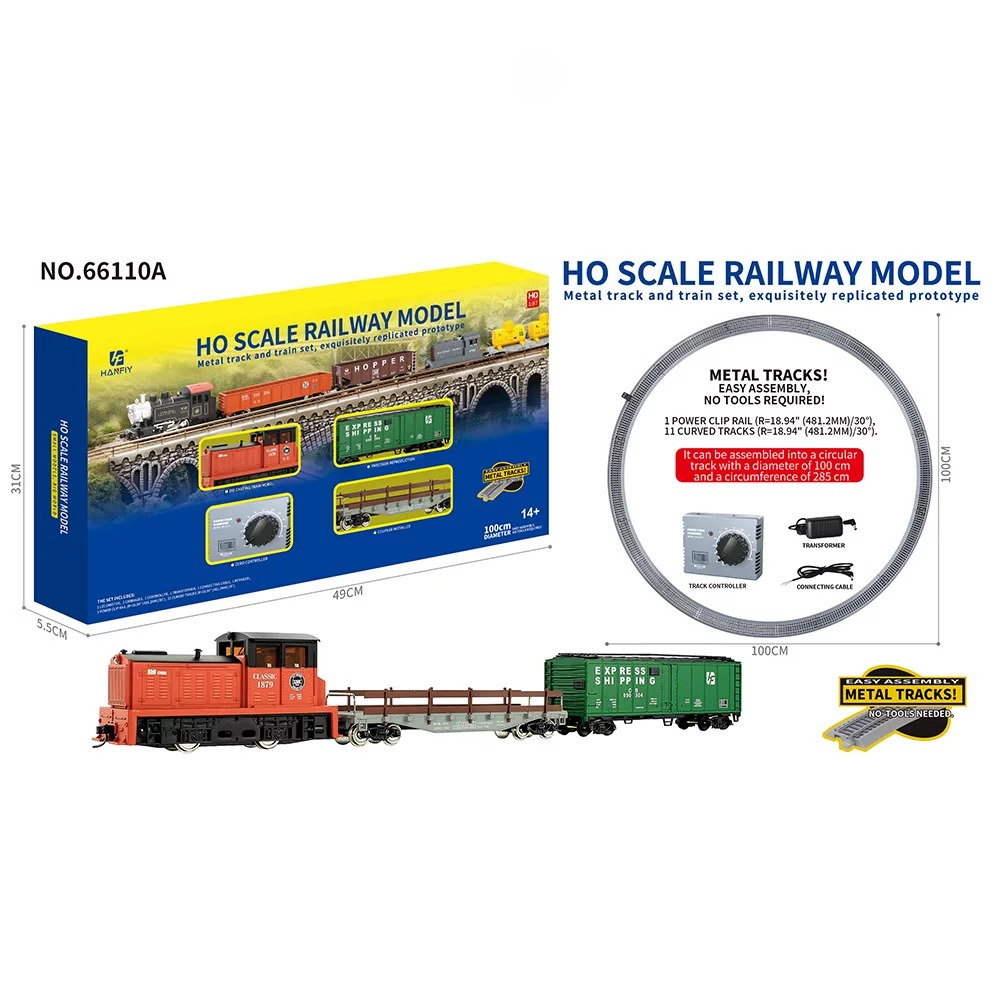 Vintage Collectibles Toys - HO Scale Metal Rail Train Model