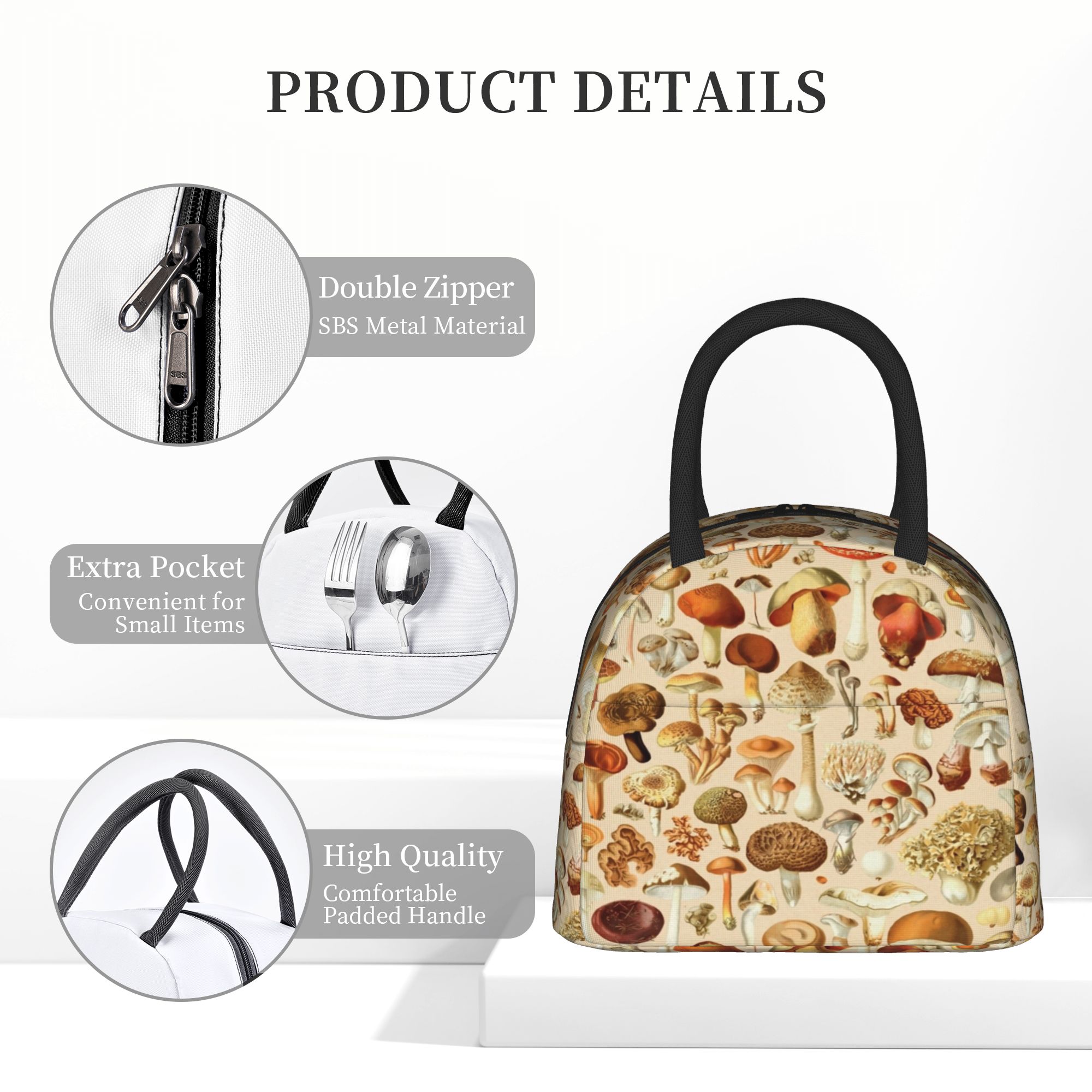 Vintage Mushroom Collection  I - đánh giá và giá Vintage Collectible Lunch Boxes