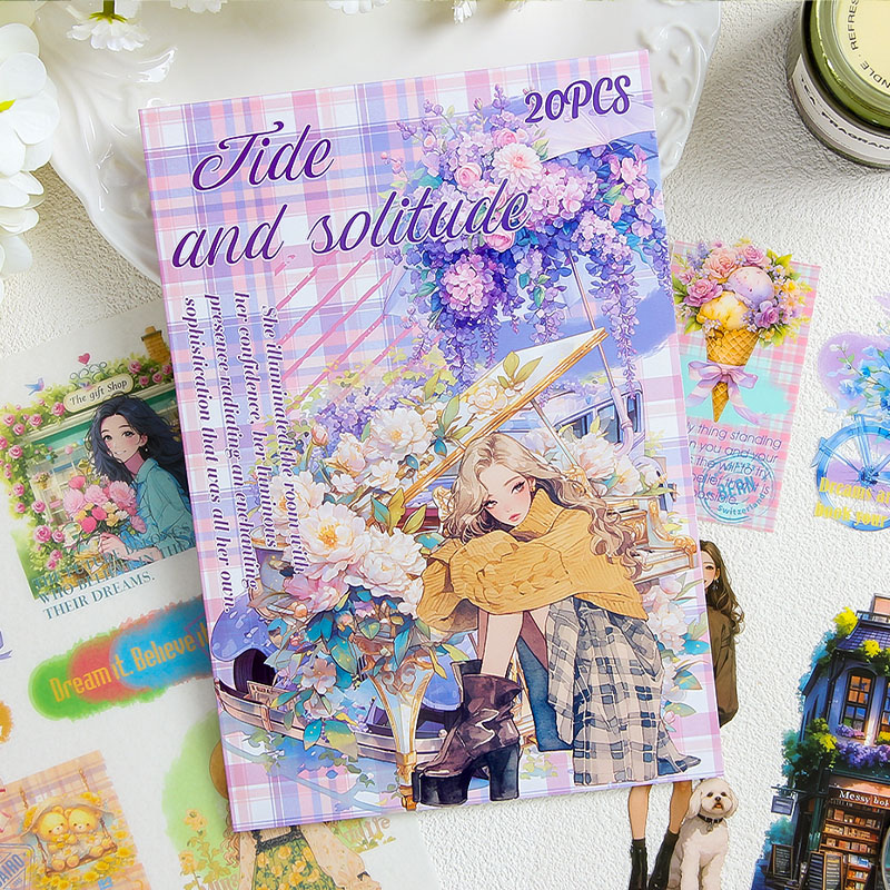 20 pcs/book PET Stickers book  - đánh giá và giá Vintage Collectible Books