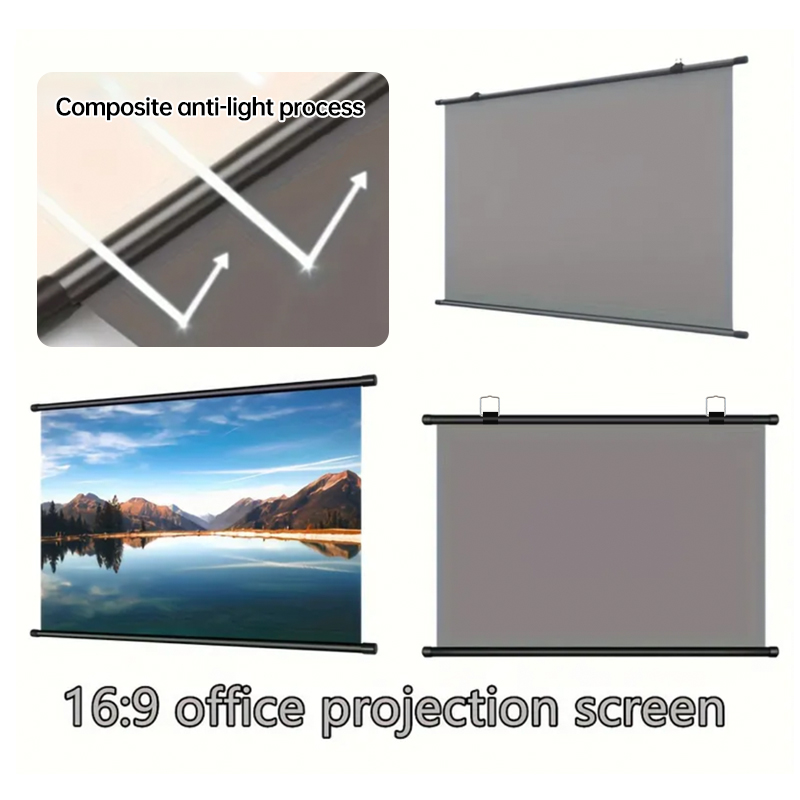 Projector Screen Wall Mounted  - đánh giá và giá Slide Film 120