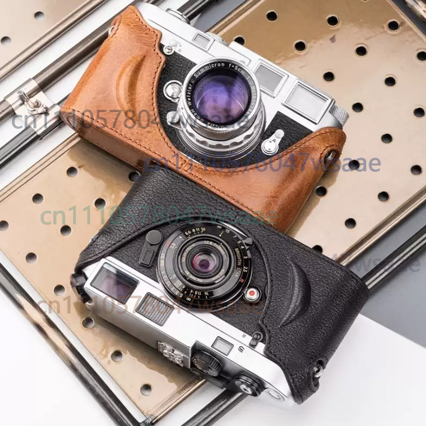 Leather Camera Bag Case Grip P - đánh giá và giá Camera Leather Case