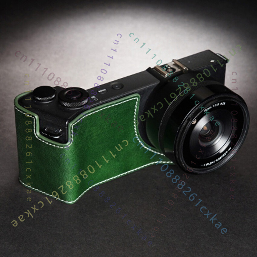 Handmade Genuine Leather Half  - đánh giá và giá Camera Leather Case