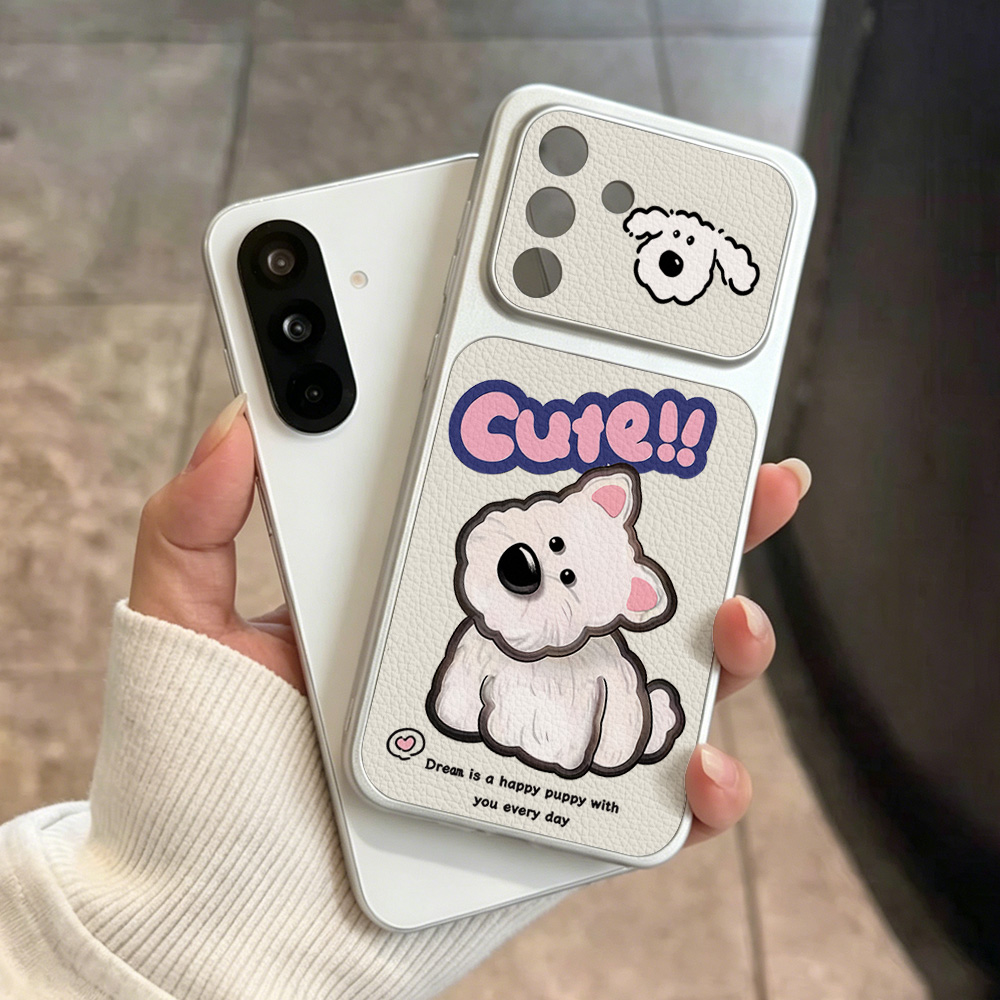 Cute Cartoon Dog Lanyard Phone - đánh giá và giá Camera Leather Case